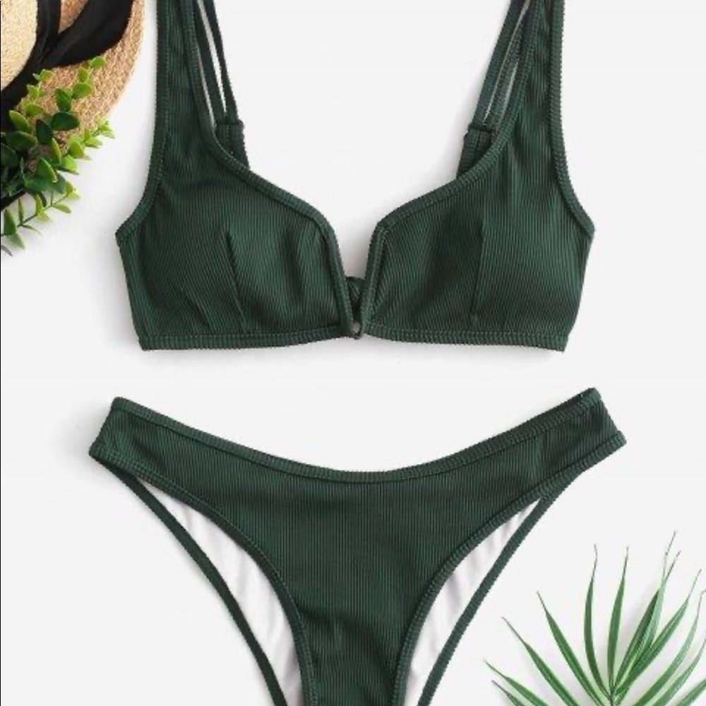 ZAFUL Piping V-wired Ribbed Bikini